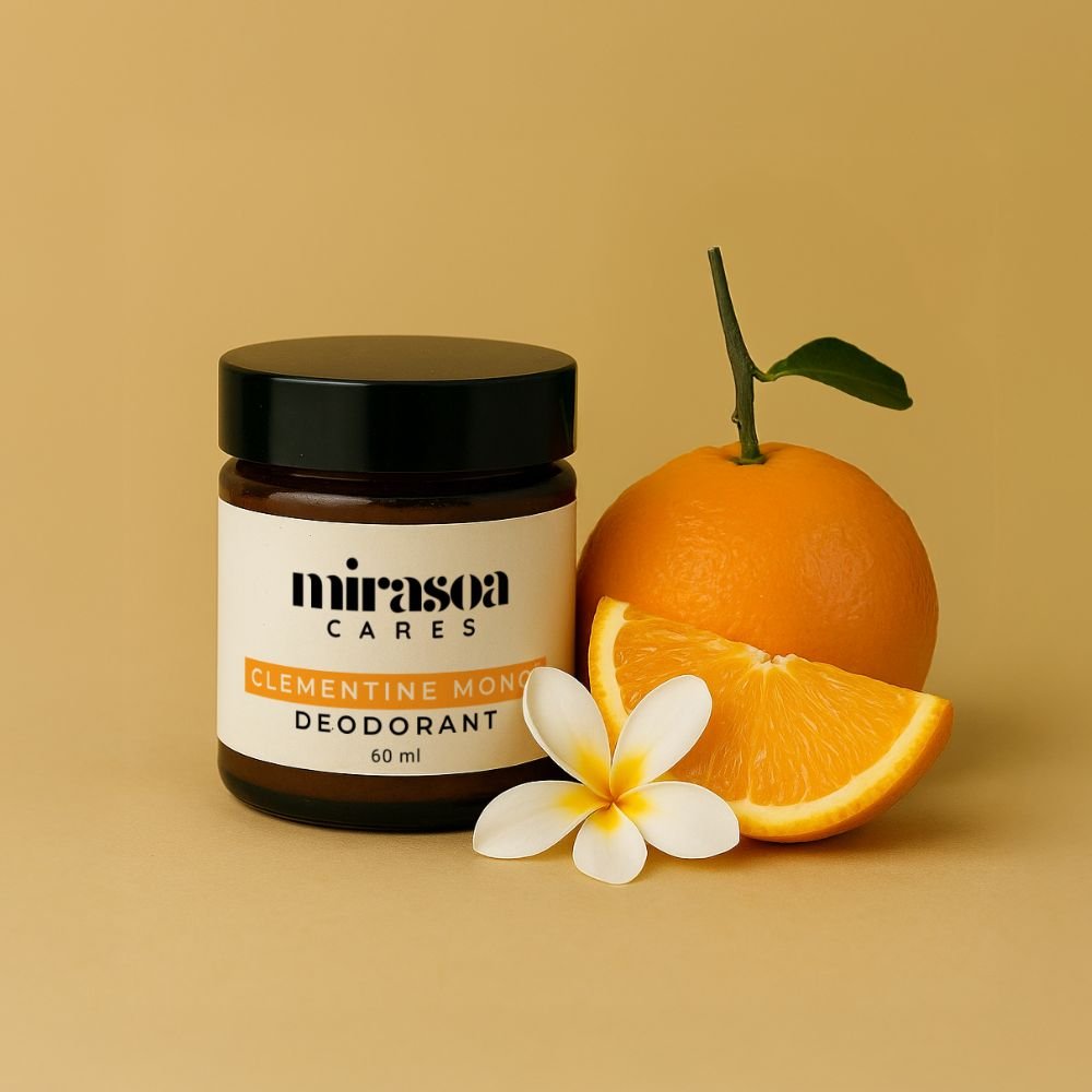 Naturlig Deodorant - Clementine MonoĂ - Mirasoa Cares