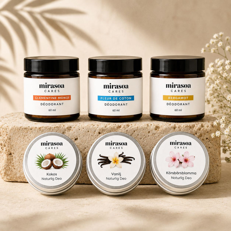 Naturliga Deodoranter – Bygg ditt 3+3-kit