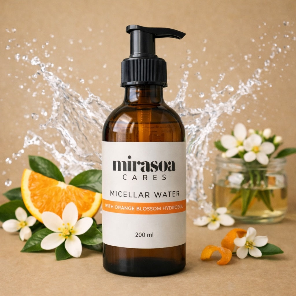 Naturligt Micellärt Rengöringsvatten & Sminkborttagning