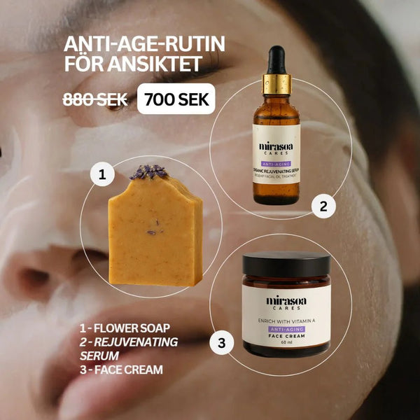 Anti - Aging rutin för ansiktet - Night - Mirasoa Cares
