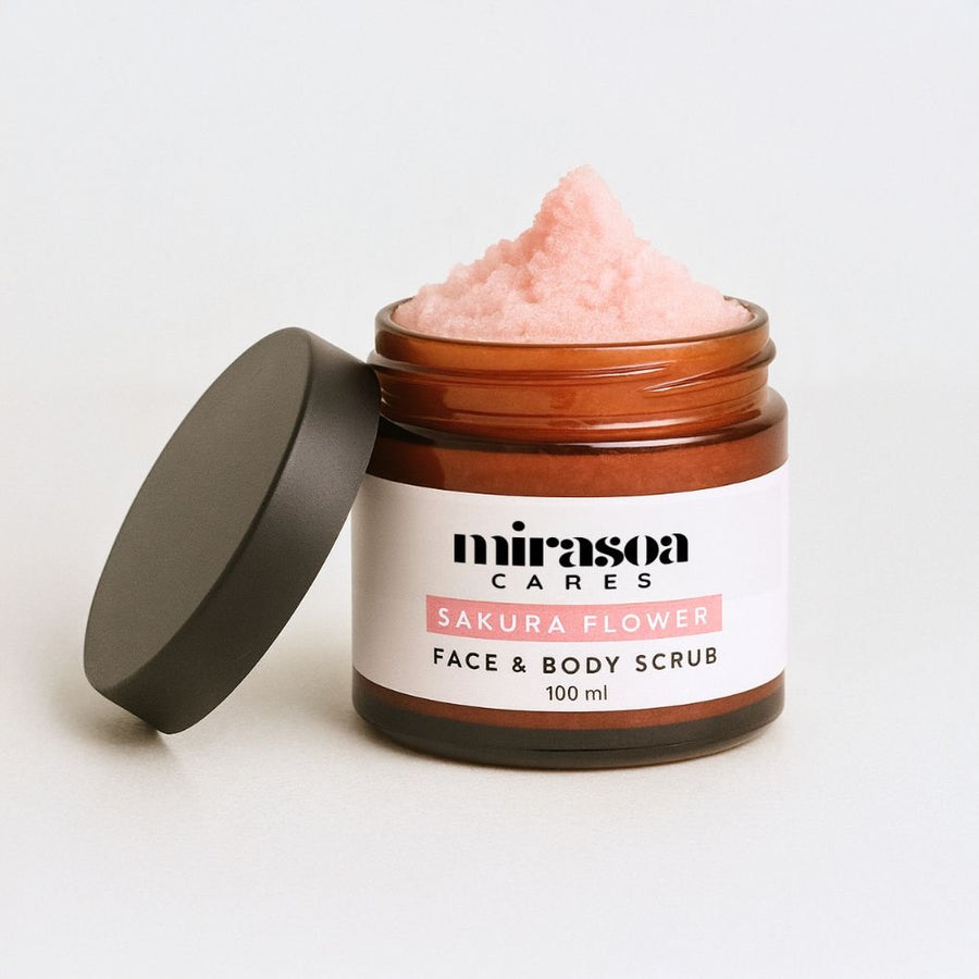 Sockerpeeling för ansikte & kropp – Sakura
