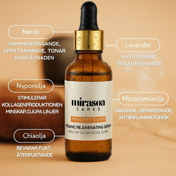 Healthy Glow Serum - Organic Rejuvenating Serum 2 - Mirasoa Cares